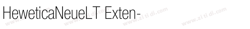 HeweticaNeueLT Exten字体转换 HeweticaNeueLT Exten字体转换